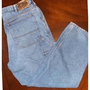 Guide Gear Mens Carpenter Jeans Size 38x30 Straight Leg Durable Workwear Utility